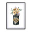 All You Need Is Gin Yellow Flowers Wall Art - Drawdeck