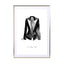 Le Smoking Jacket Wall Art - Drawdeck
