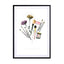 Make Up Brushes Wall Art - Drawdeck