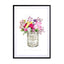 Pink Florals Vintage Can Wall Art - Drawdeck