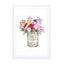 Pink Florals Vintage Can Wall Art - Drawdeck