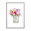 Pink Florals Vintage Can Wall Art - Drawdeck