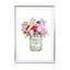 Pink Florals Vintage Can Wall Art - Drawdeck