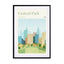 Central Park, New York, Retro Style Wall Art - Drawdeck