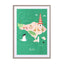 Map of Bali Wall Art - Drawdeck