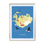 Map of Iceland Wall Art - Drawdeck