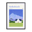 Stellenbosch, South Africa, Retro Style Wall Art - Drawdeck