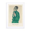 Self Portrait In Green (SE) - Egon Schiele Wall Art - Drawdeck