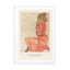 The Lady In Red (SE) - Egon Schiele Wall Art - Drawdeck