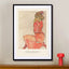 The Lady In Red (SE) - Egon Schiele - Drawdeck