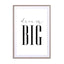 Dream Big Wall Art - Drawdeck