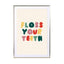 Floss Your Teeth Wall Art - Drawdeck