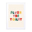 Flush The Toilet Wall Art - Drawdeck