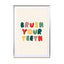 Brush Your Teeth Wall Art - Drawdeck