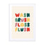 Wash brush floss flush Wall Art - Drawdeck