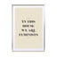 In this house we are feminists Wall Art - Drawdeck
