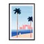 Palm Jumeirah, Beach Girl Wall Art - Drawdeck