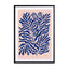 Blue Plants Wall Art - Drawdeck