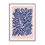 Blue Plants Wall Art - Drawdeck