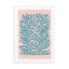 Turquoise Plants Wall Art - Drawdeck