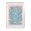Turquoise Plants Wall Art - Drawdeck