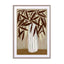 Striped vase neutrals Wall Art - Drawdeck