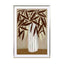 Striped vase neutrals Wall Art - Drawdeck