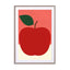 Red Apple Wall Art - Drawdeck