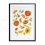 Watercolor Peaches Wall Art - Drawdeck