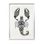 Black Scorpion Wall Art - Drawdeck