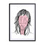 Writings On Her Face Wall Art - Drawdeck