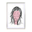 Writings On Her Face Wall Art - Drawdeck