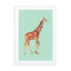 Coloured Giraffe Wall Art - Drawdeck