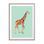 Coloured Giraffe Wall Art - Drawdeck