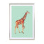 Coloured Giraffe Wall Art - Drawdeck