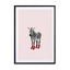 Zebra Heels Wall Art - Drawdeck