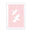 Love Birds In Pink Wall Art - Drawdeck