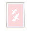 Love Birds In Pink Wall Art - Drawdeck