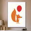 Fox With A Red Balloon - Drawdeck