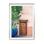 Woorden door on Coral wall Wall Art - Drawdeck
