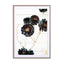 Black flowers New Zealand Wall Art - Drawdeck