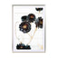 Black flowers New Zealand Wall Art - Drawdeck