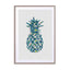 Teal Pineapple Wall Art - Drawdeck