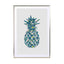 Teal Pineapple Wall Art - Drawdeck