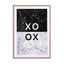 Xo Hugs & Kisses Quote Wall Art - Drawdeck