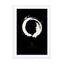 Enso (On Black Background) Wall Art - Drawdeck
