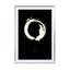 Enso (On Black Background) Wall Art - Drawdeck