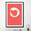 Enso (On Red Background) - Drawdeck