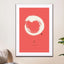 Enso (On Red Background) - Drawdeck