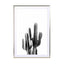 Black Cactus Wall Art - Drawdeck